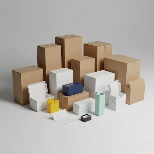 BOXFACTORY box collection showing various sizes and materials